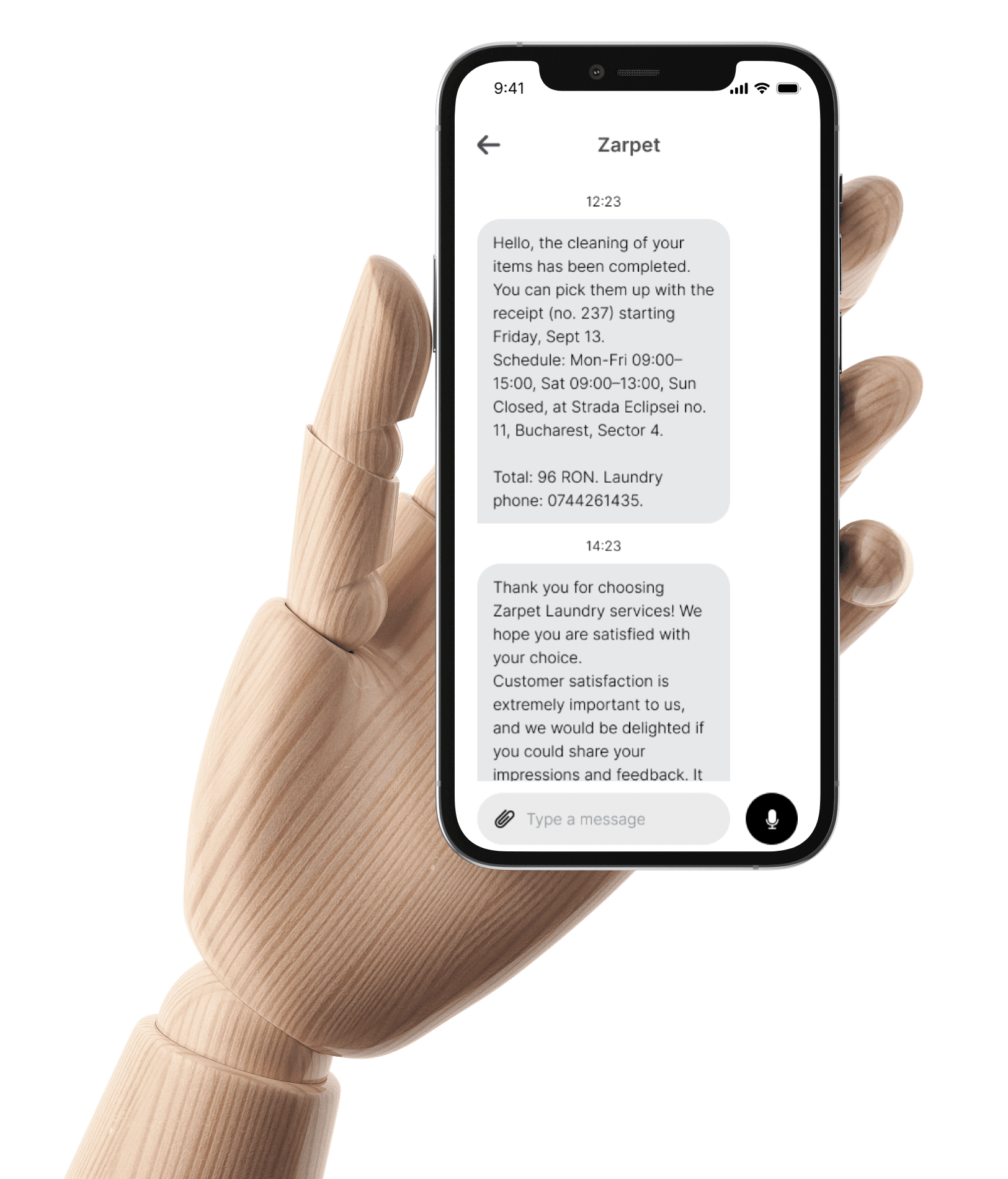 One of the many features available in Zarpet.